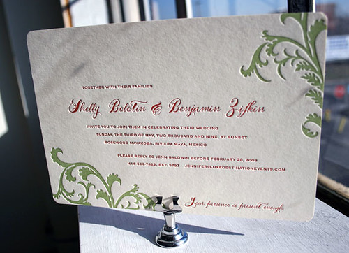 Learn more about Smock's ecofriendly letterpress wedding invitation designs
