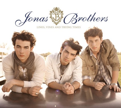 Jonas Brothers new album cover Lines Vines and Trying Times