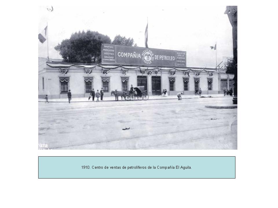 1910, Centro de ventas de petrolífero de la Compañía El Aguila