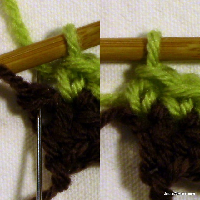 Joseph's-Puff-Stitch-Crochet-Blanket-last-sc-row-2