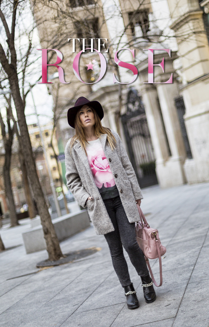 street style the rose sheinside sweater zara chained boots fashion blogger outfit blog de moda