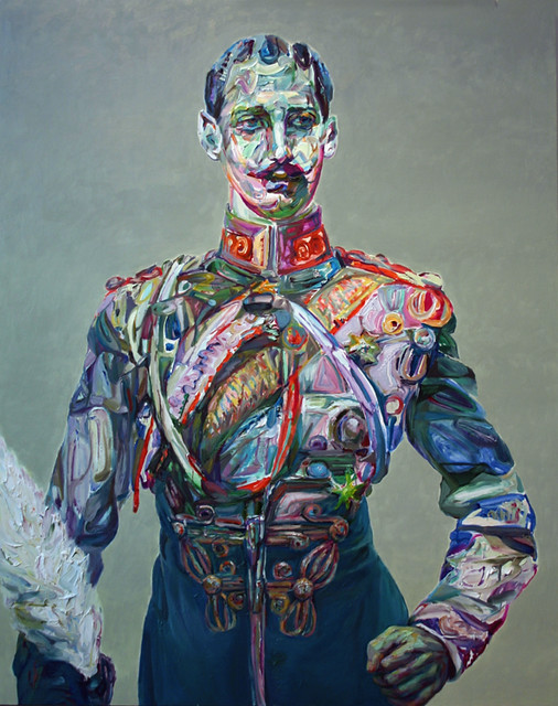 Aaron Smith “Zhooshy”, 2011, oil on panel, 60” x 48”
