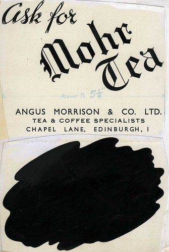 Advert for Angus Morrison & Co Tea and Coffee merchants