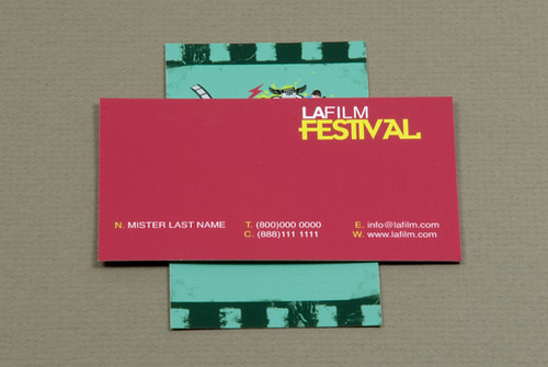 Film Festival Business Card 