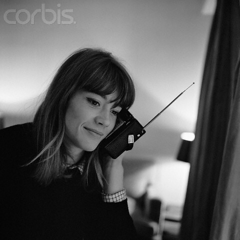 24 May 1966 Paris France French Singer Francoise Hardy at Home 