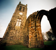 Pinhole images Kilwinning Abbey, Dean Castle and Hunterston