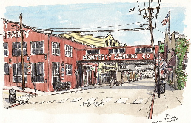 Image result for cannery row drawing