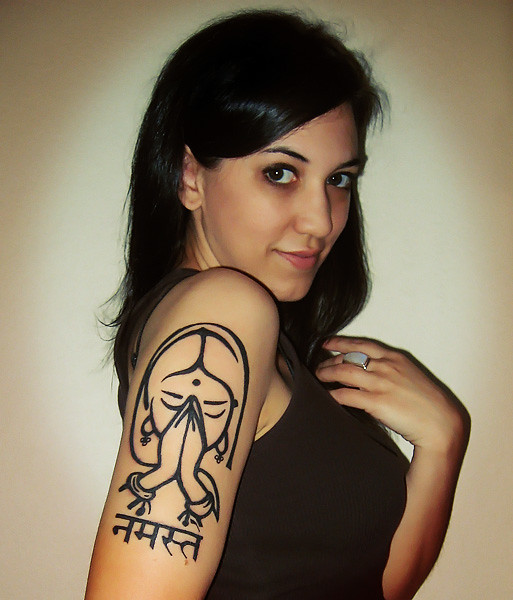 Namaste tattoo | Flickr - Photo Sharing!