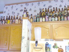 Beer collection in the Kitchen