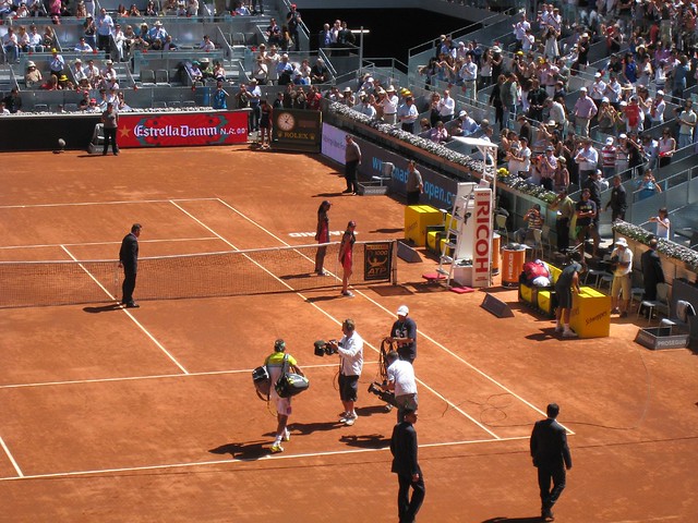 Rafael Nadal entering (4)