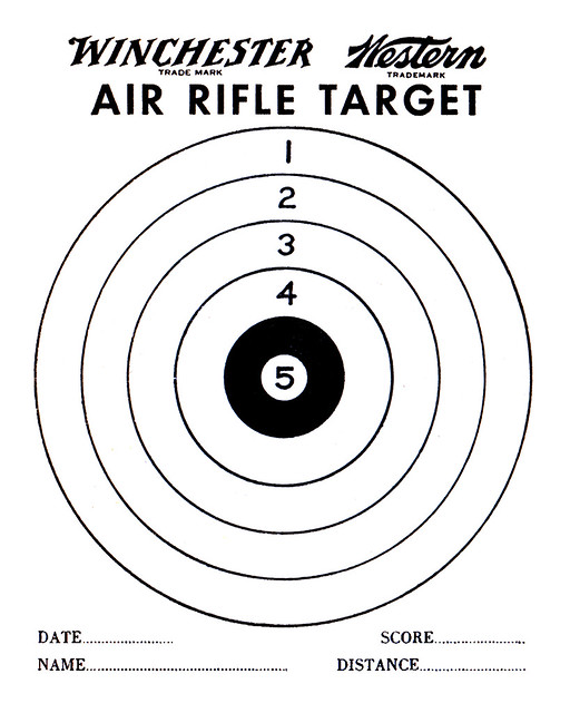 WinchesterWestern Air Rifle Shot Target Flickr Photo Sharing!