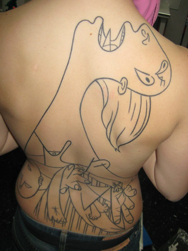 Yann Travaille Picasso'Guernica' Tattoo