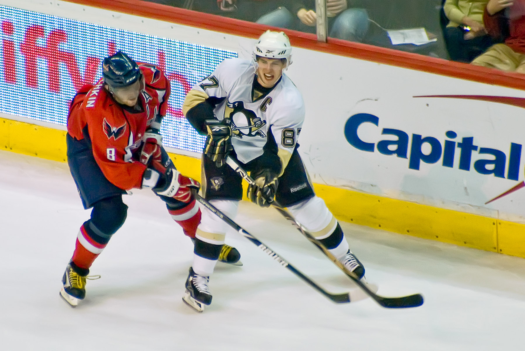 Alexander Ovechkin and Sidney Crosby remain huge rivals. (Flickr)