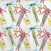 Vintage gift wrap - clothespins