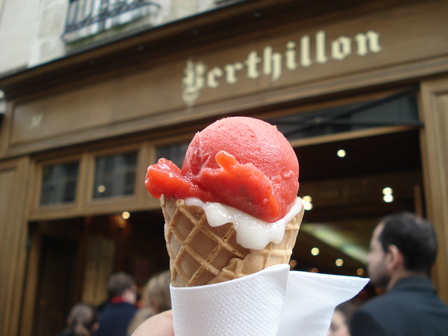 Berthillon ice cream cone