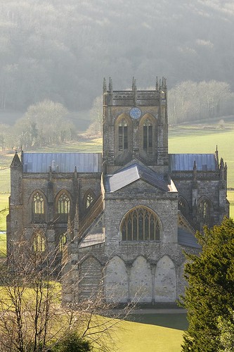 Milton Abbey Church from St Catherine's Chapel by Marcus Reeves