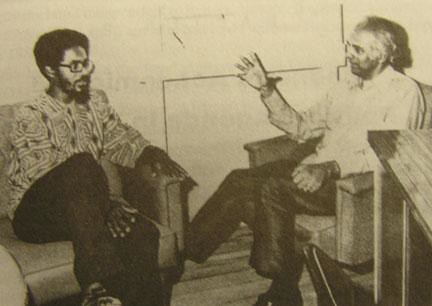 Walter Rodney of the Working People's Alliance and Cheddi Jagan of the People's Progressive Party both of the South American nation of Guyana. Rodney was assassinated in June 1980. by Pan-African News Wire File Photos