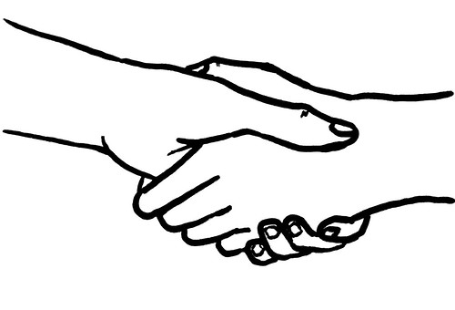 Handshake by Aidan Jones