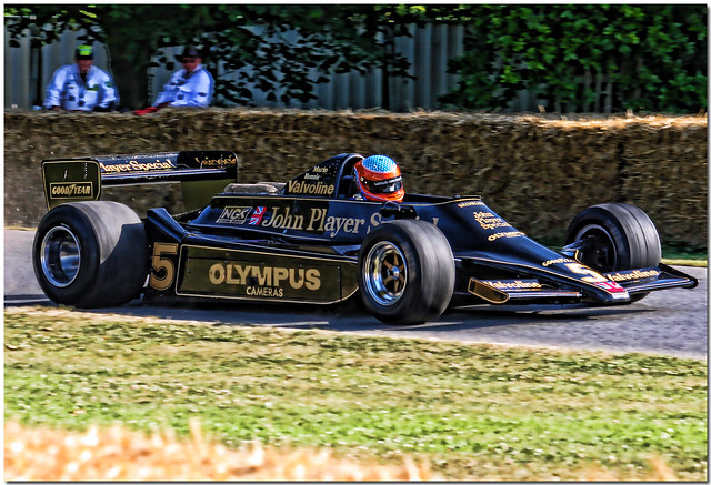 Black Beauty Martin Donnelly 1978 JPS Lotus 79 Ford Cosworth F1 Goodwood