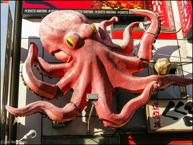 Giant Scary Octopus Closeup