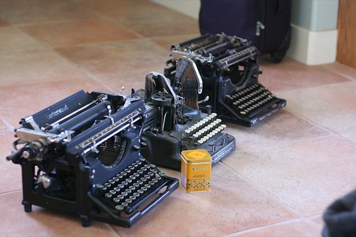 Typewriter playdate