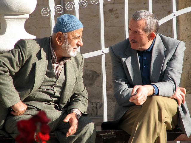 Two Turkish men in Konya Turkey