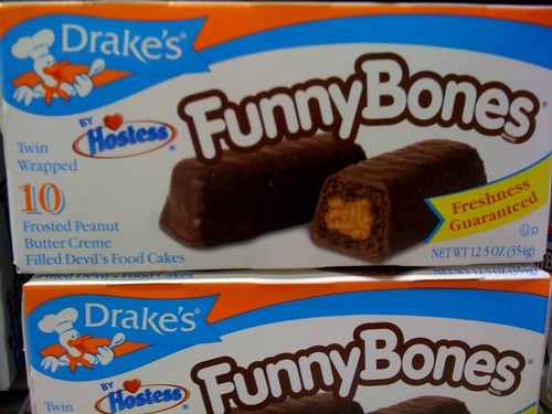 Drake's Funny Bones snack cakes
