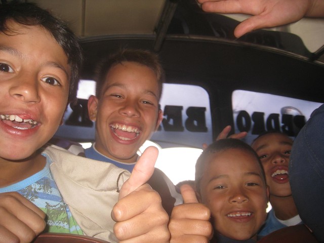 Happy Colombian kids