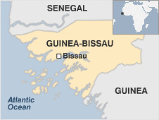 A map of the west African nation of Guinea-Bissau where the president and the head of the military were killed on March 1 and 2, 2009. by Pan-African News Wire File Photos