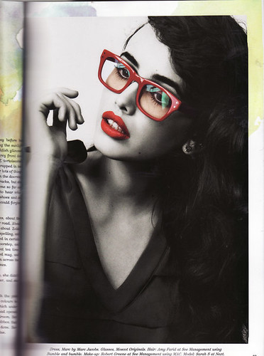 Sol Moscot glasses featured in Lula Magazine Iss 8