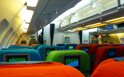 Malaysia Airlines A330 interior