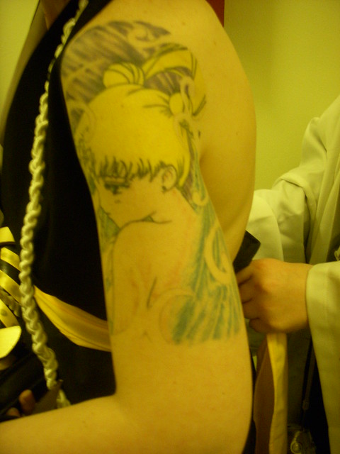 Sailor Moon Tattoo D I chased her down to get this picture