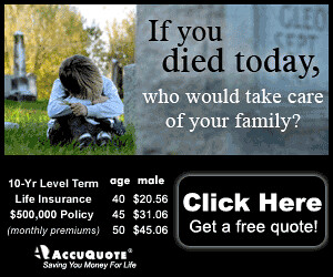 Affordable term life insurance by AccuQuote.com