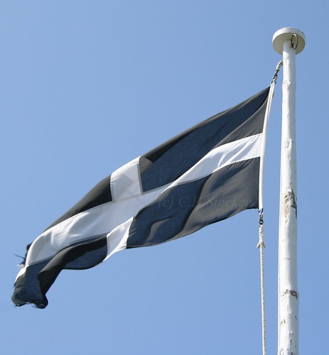 St.Piran's Flag - Cornwall - Kernow by Stocker Images