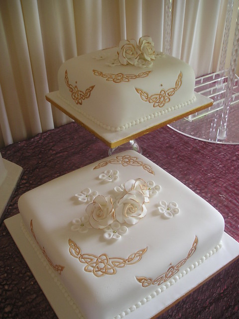 Celtic wedding cake