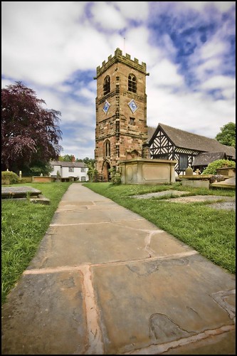 St Oswald's Church in Lower Peover, Cheshire