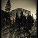 El Capitan in winter, Yosemite