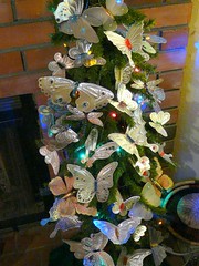 Punched Tin Butterflies massing on my Seasonal Tree