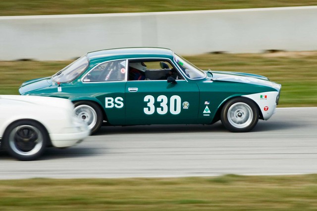 This green Alfa was a GT Junior which symbolized a smaller engine than the