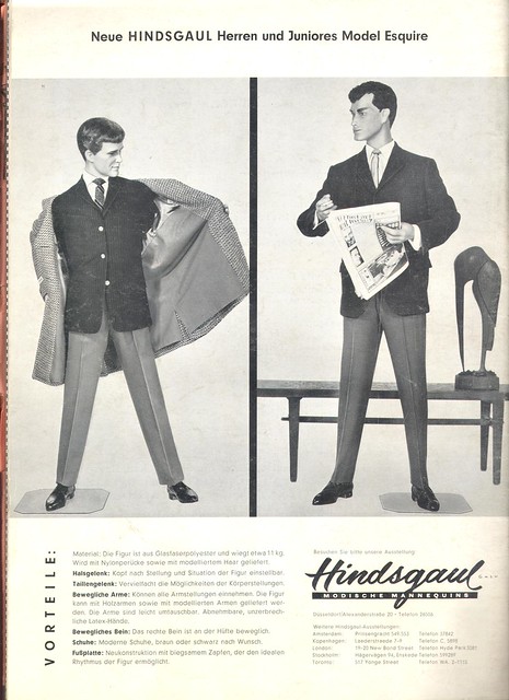 hindsgaul mannequin/ broshure 1961