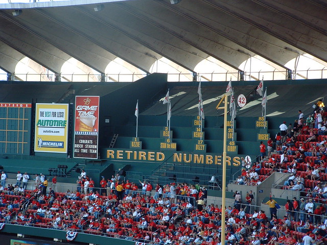 Cardinals Retired Numbers_DSCF0121 | Flickr - Photo Sharing!