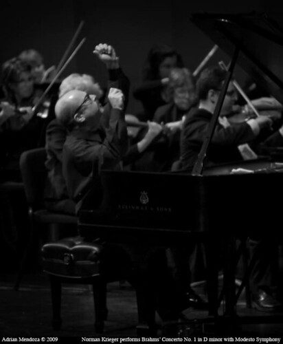 "Norman Krieger" "Modesto Symphony Orchestra" Brahms "Concerto No. 1 in D minor" "Gallo Center for the Arts" by amenfoto