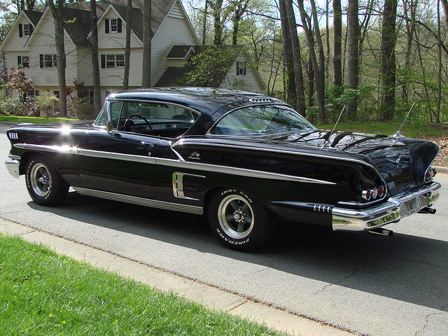 58 Impala 2 Door Hardtop 502 4speed A very rare car that was a frame off