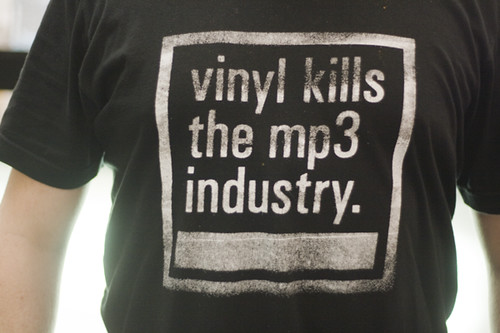 Vinyl kills the mp3 industry.