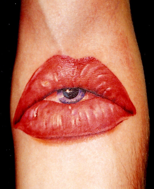Siudmaks lips tattoo by Mirek