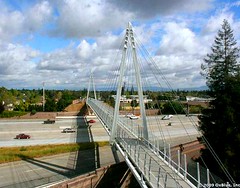 Cupertino Mary Avenue bike bridge