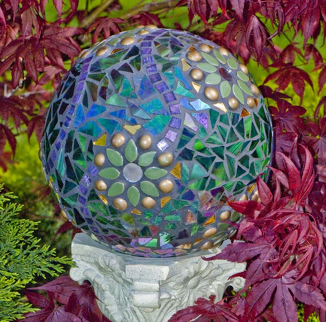"Garden GaZing Ball" | Flickr - Photo Sharing!