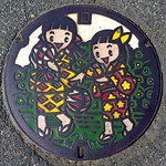 Matsumoto city, Nagano pref manhole cover 2（長野県松本市のマンホール２）