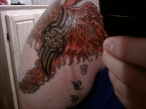 Celtic Phoenix The touch up to my phoenix Now its on to start the rest of