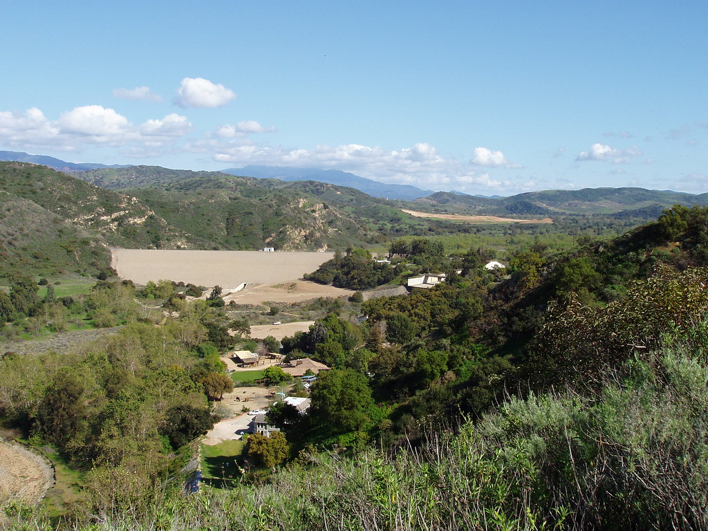 Dam and Valley at Santiago Oaks